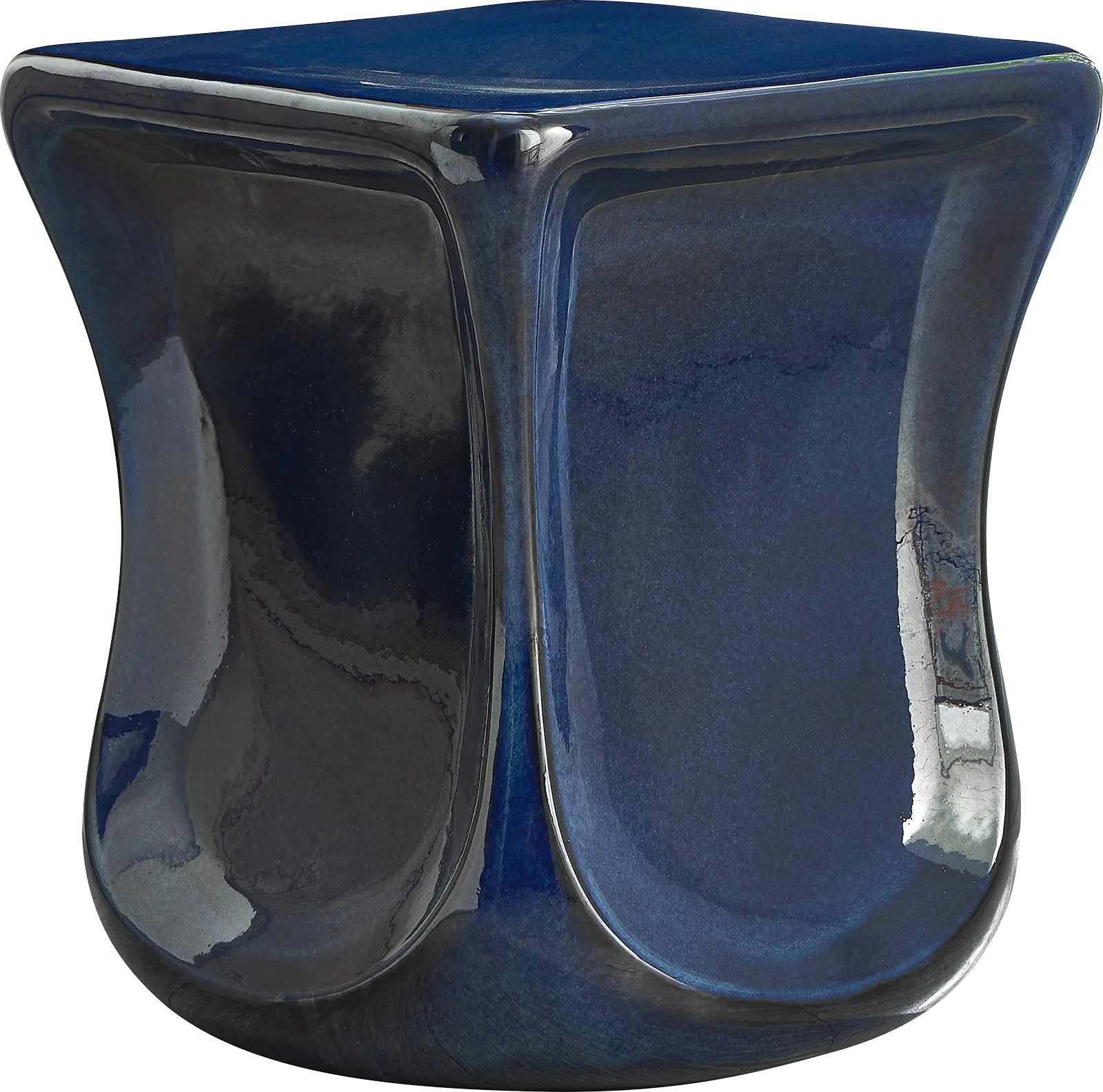 Jasko Blue Outdoor Stool - Image 1
