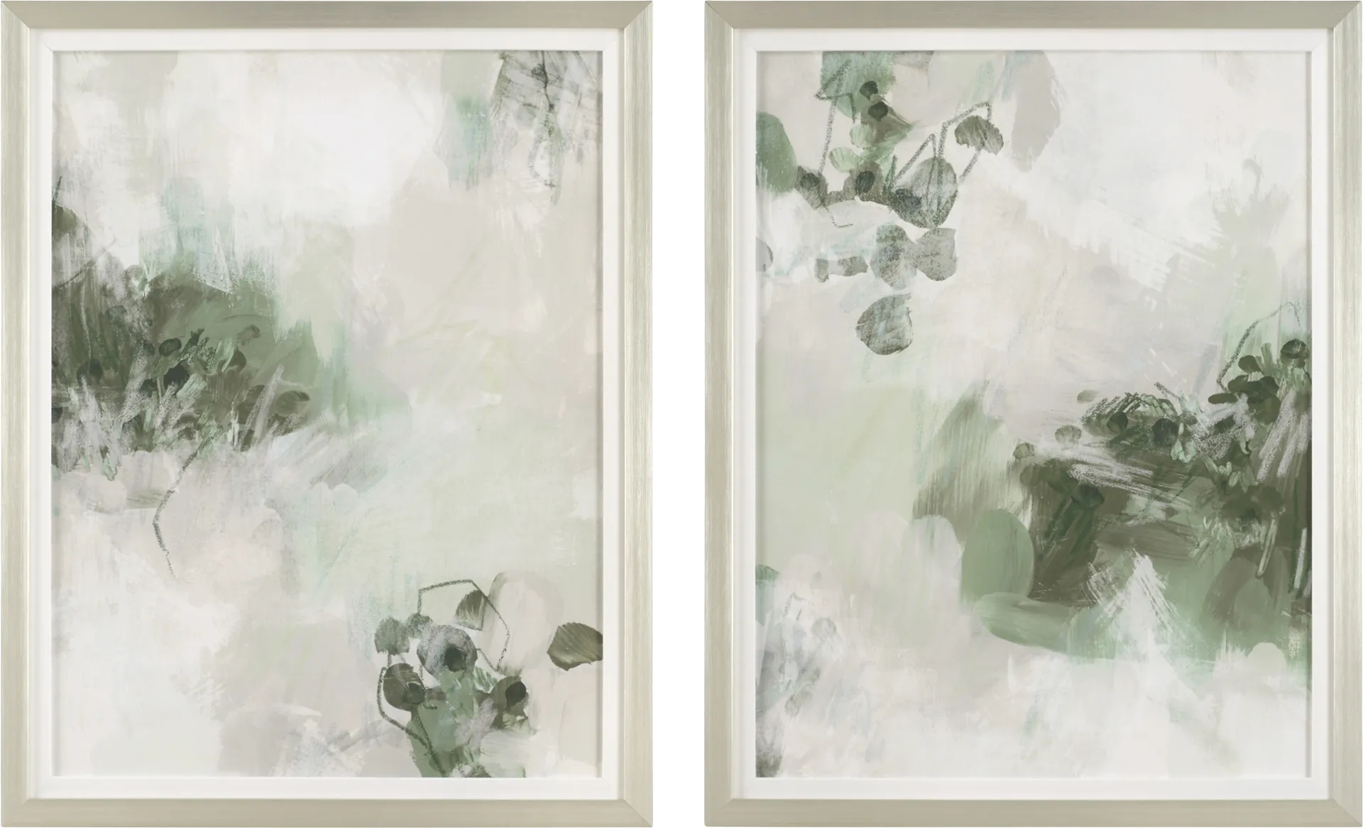 Chyko White Artwork, Set of 2 - Image 1