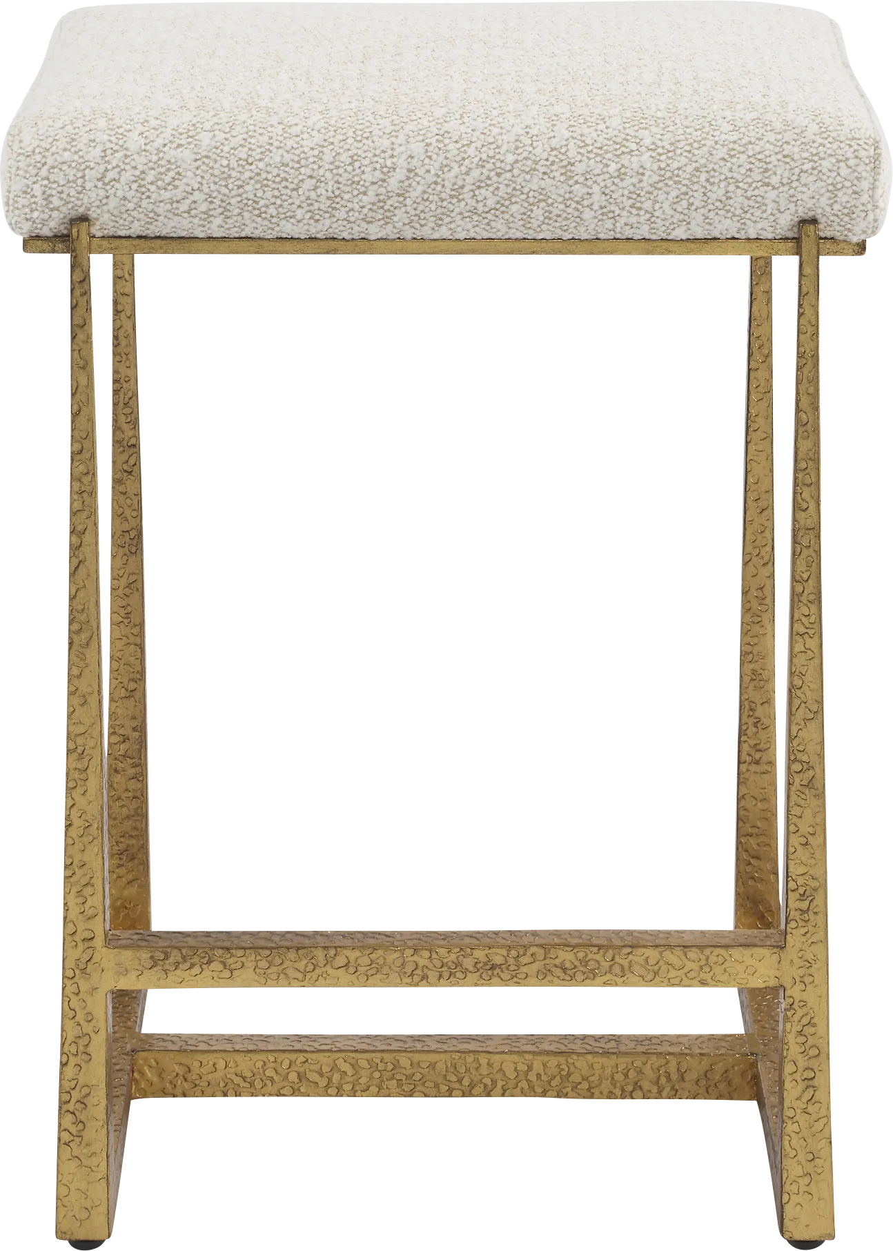 Roial I White Barstool - Image 1
