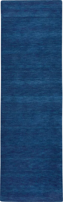 Takano Blue 2'6 x 8' Runner Rug