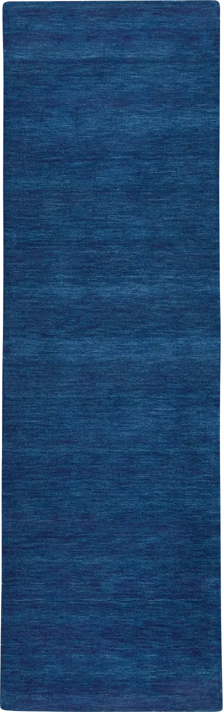 Takano Blue 2'6 x 8' Runner Rug