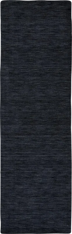Takano Black 2'6 x 8' Runner Rug
