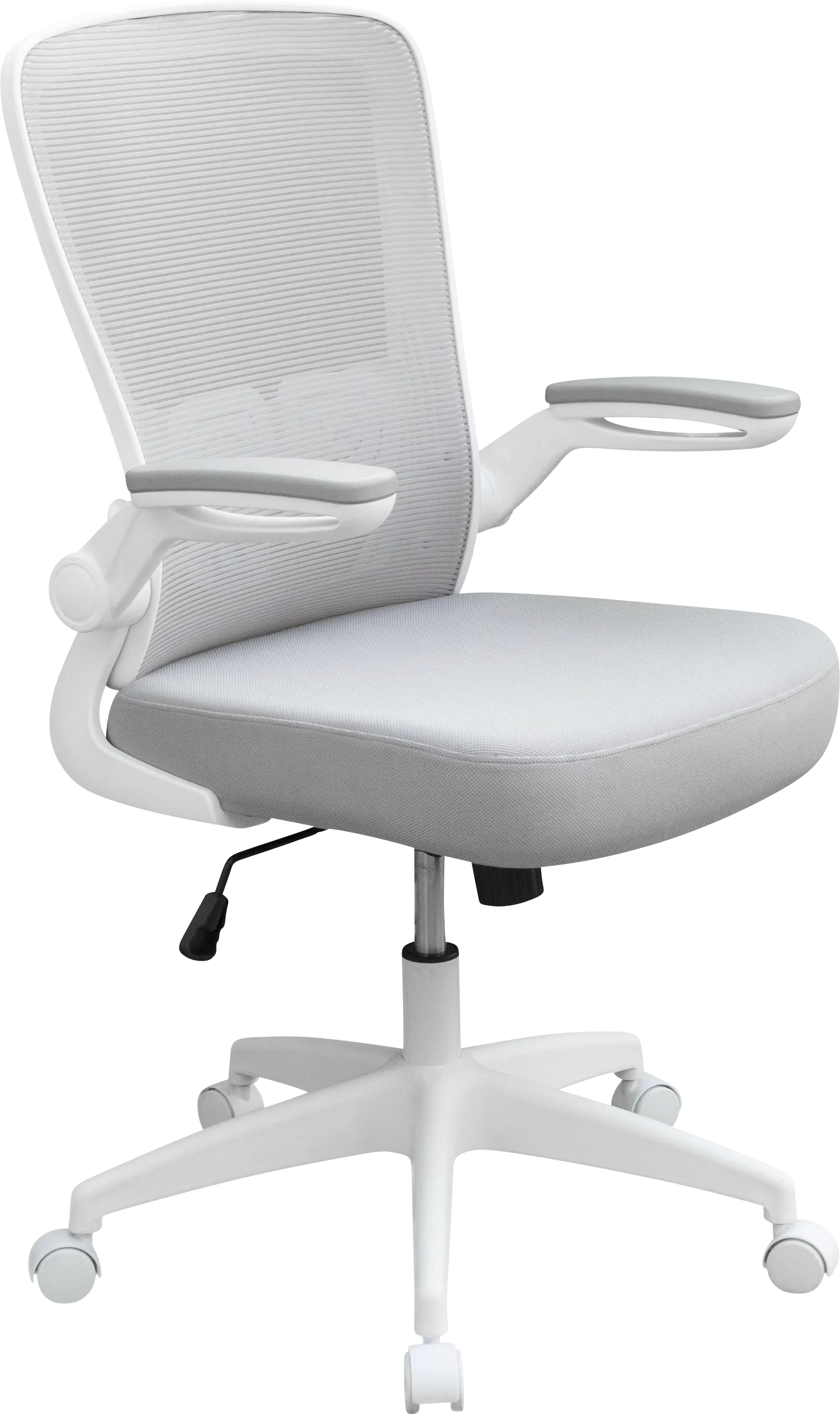 Danquah Gray Desk Chair - Thumbnail - Image 1