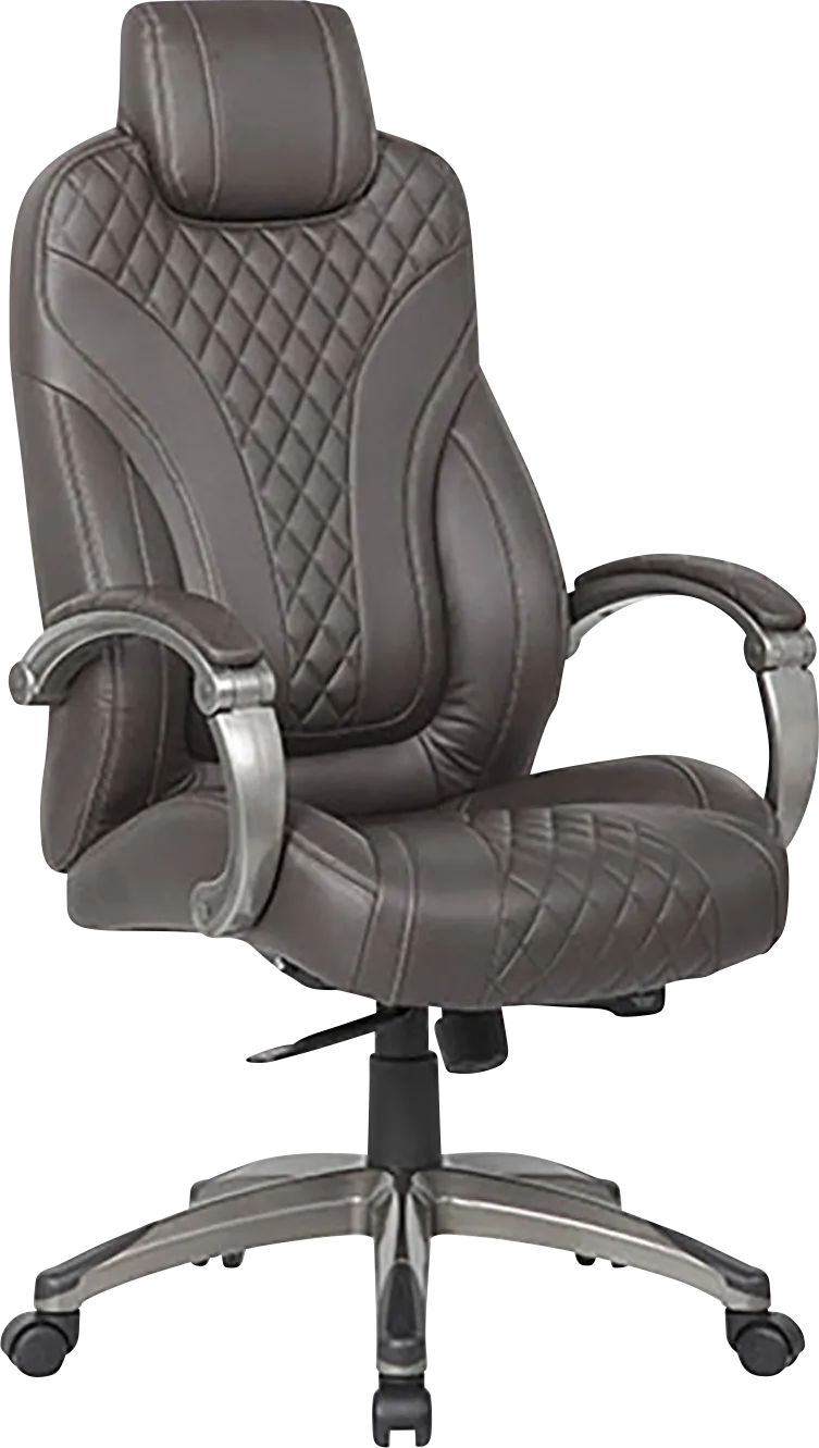 Akoto Brown Desk Chair - Thumbnail - Image 1