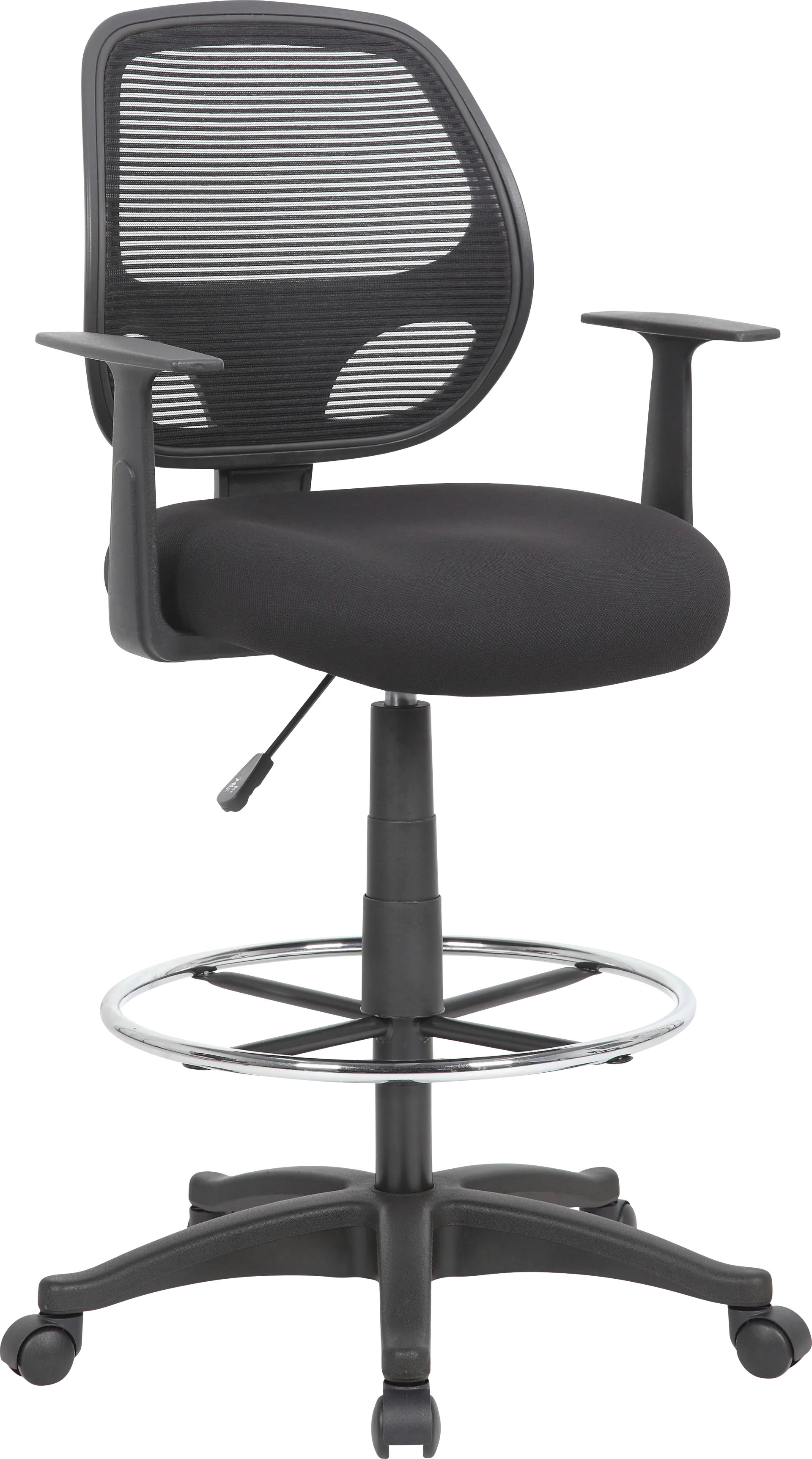 Lanndis Black Desk Stool - Image 1