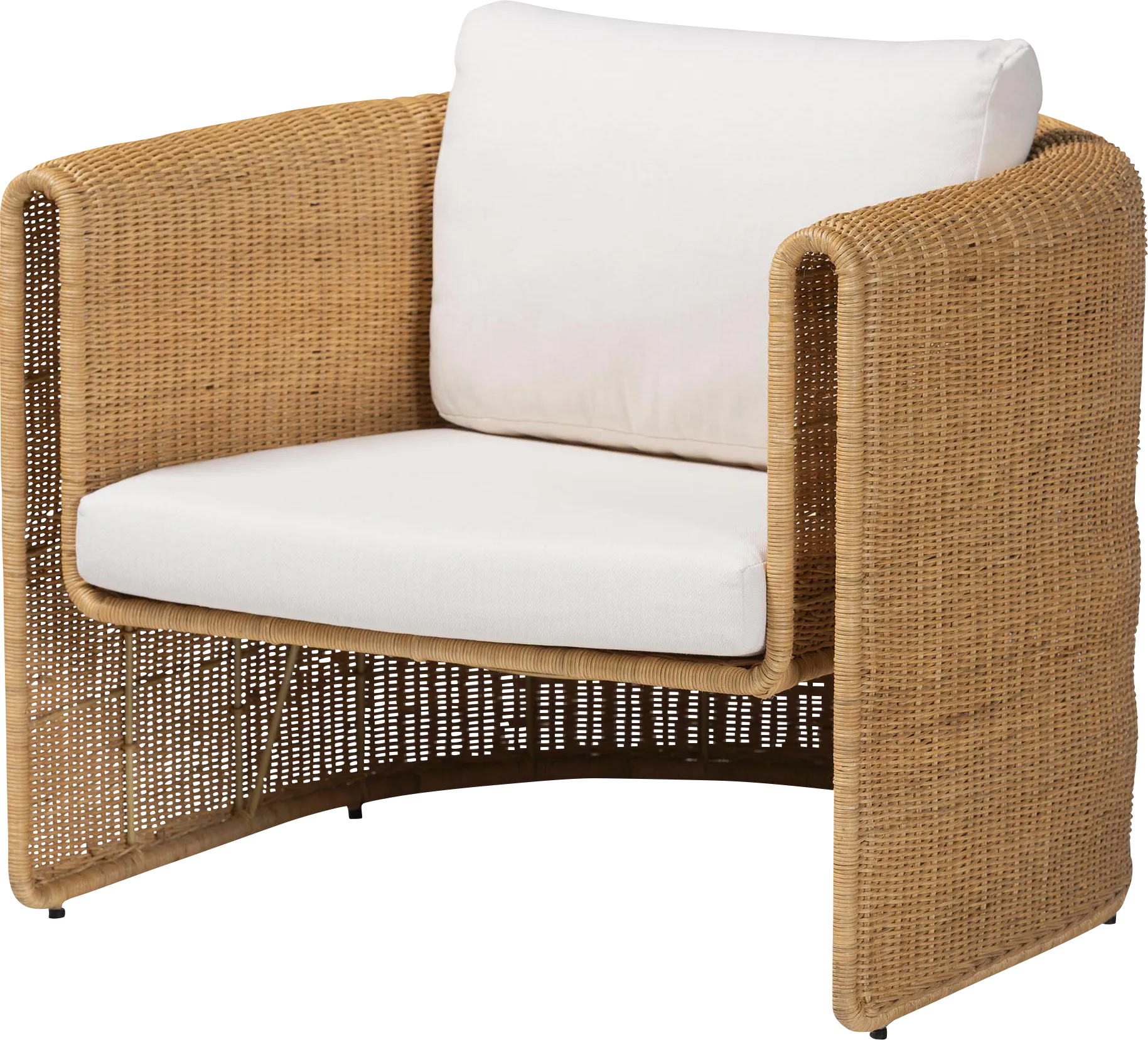Rushcorp Brown Accent Chair - Image 1