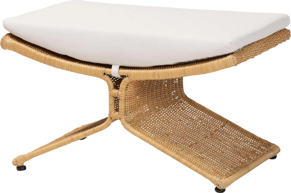 Ceasartan Brown Ottoman