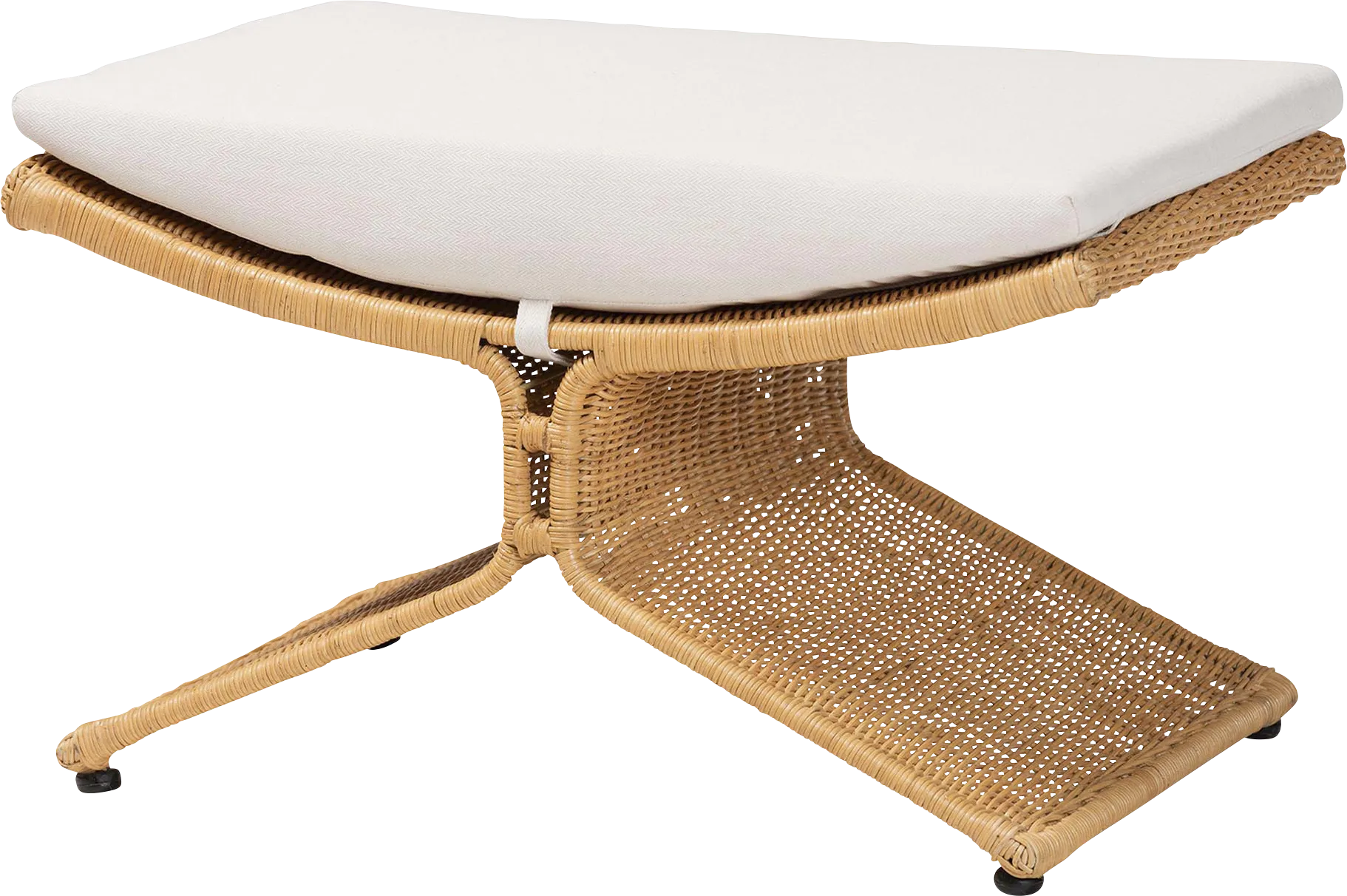 Ceasartan Brown Ottoman - Image 1