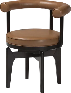 Boarcow Tan Arm Chair