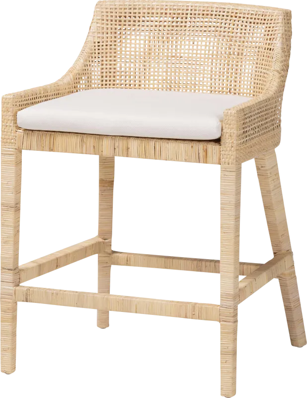 Lemonbeat Natural Counter Height Stool
