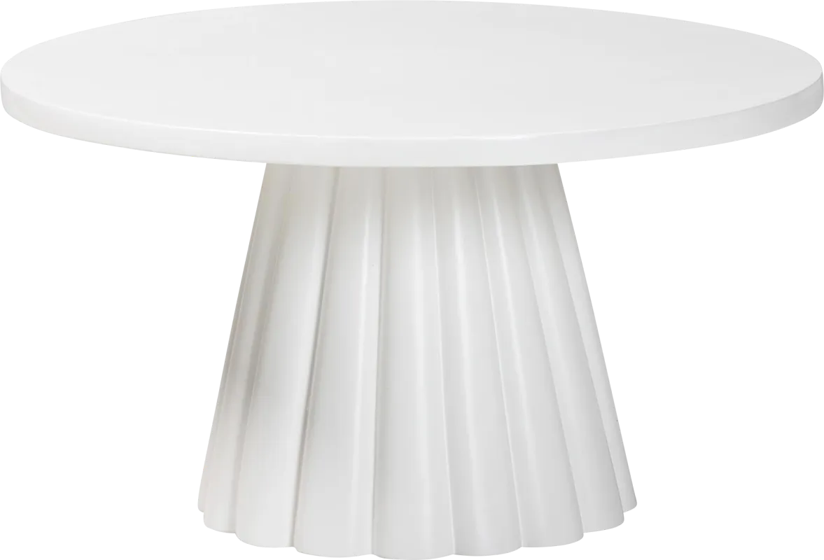 Aceworld White Cocktail Table