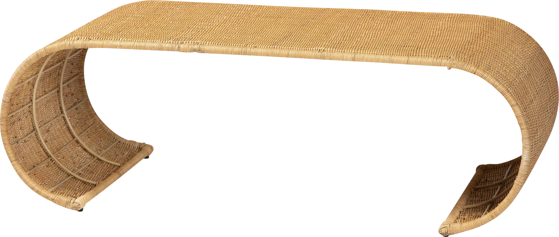 Fireshinen Brown Cocktail Table