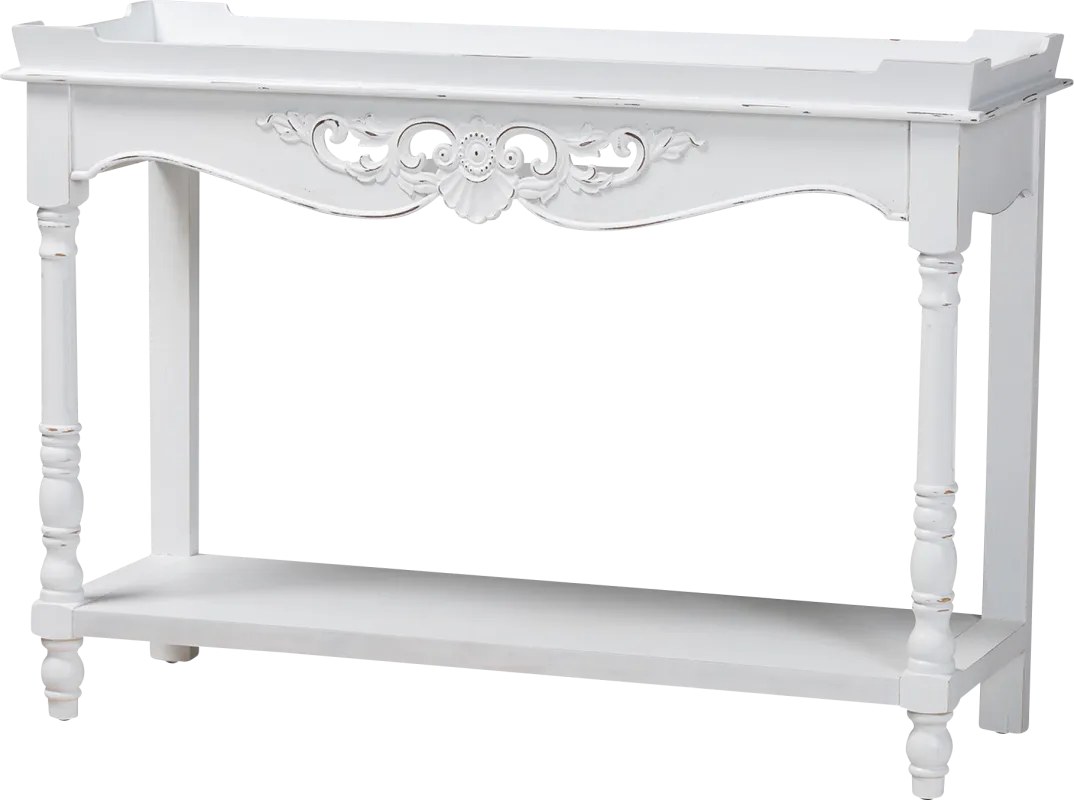 Beedlemart White Console Table