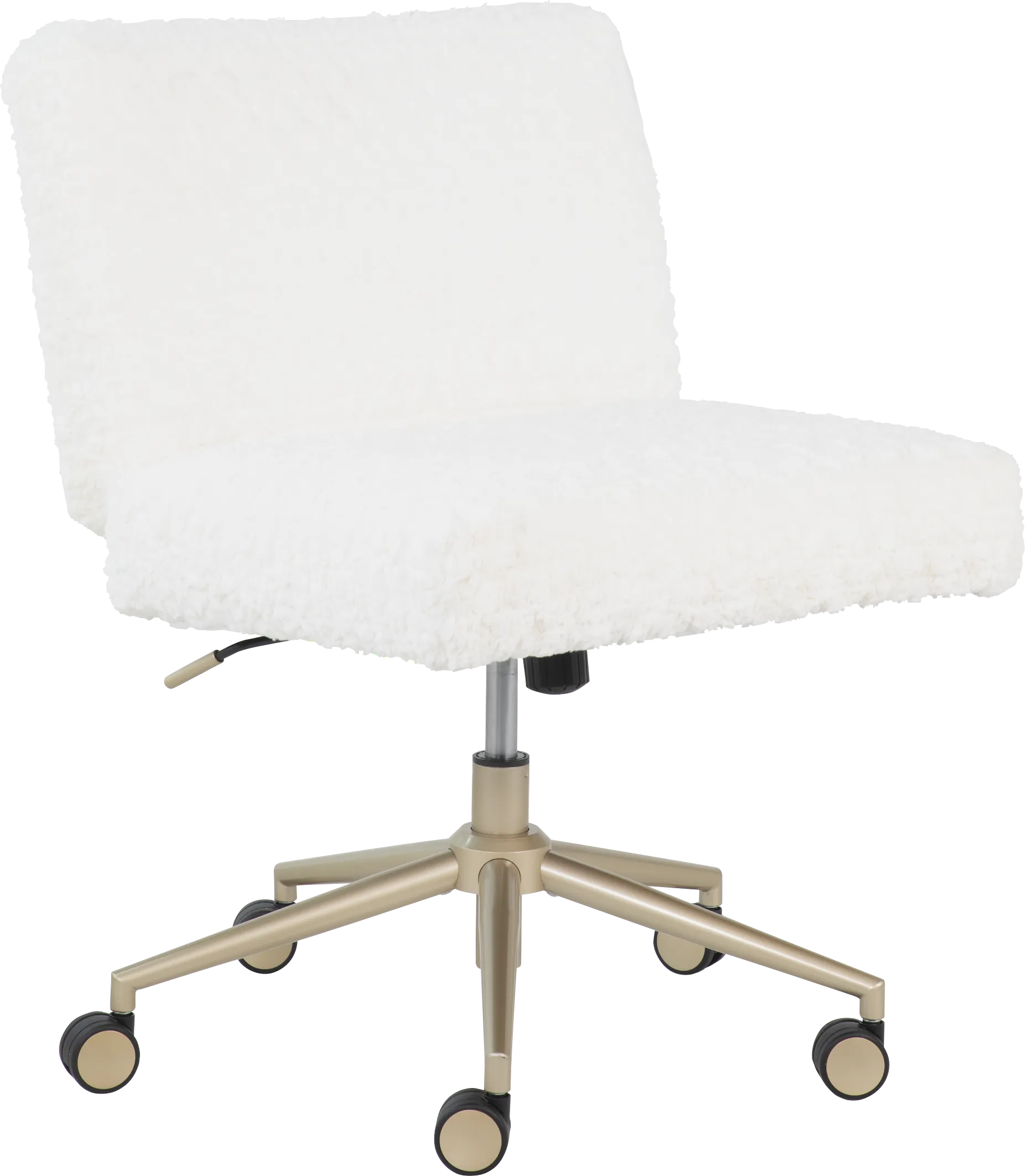Kids Crisscross White Desk Chair - Image 1