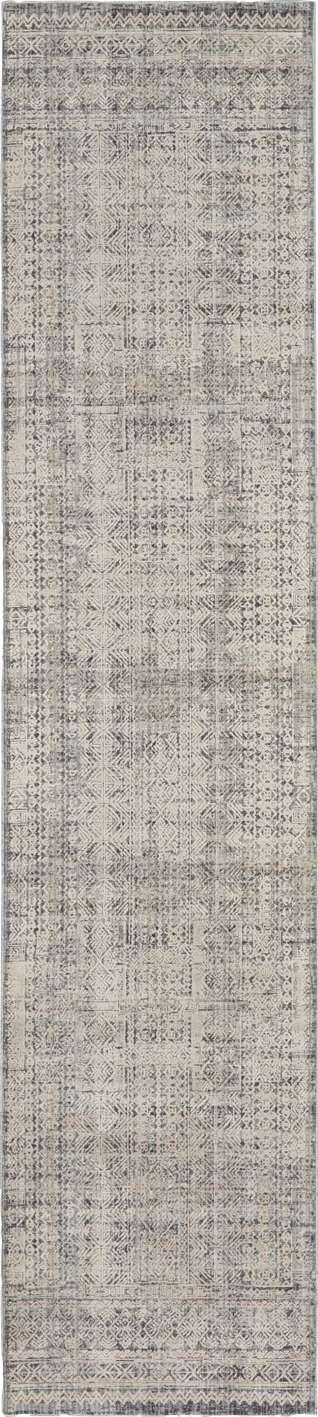 Afeni Beige 2'3 x 8' Runner Rug - Image 1