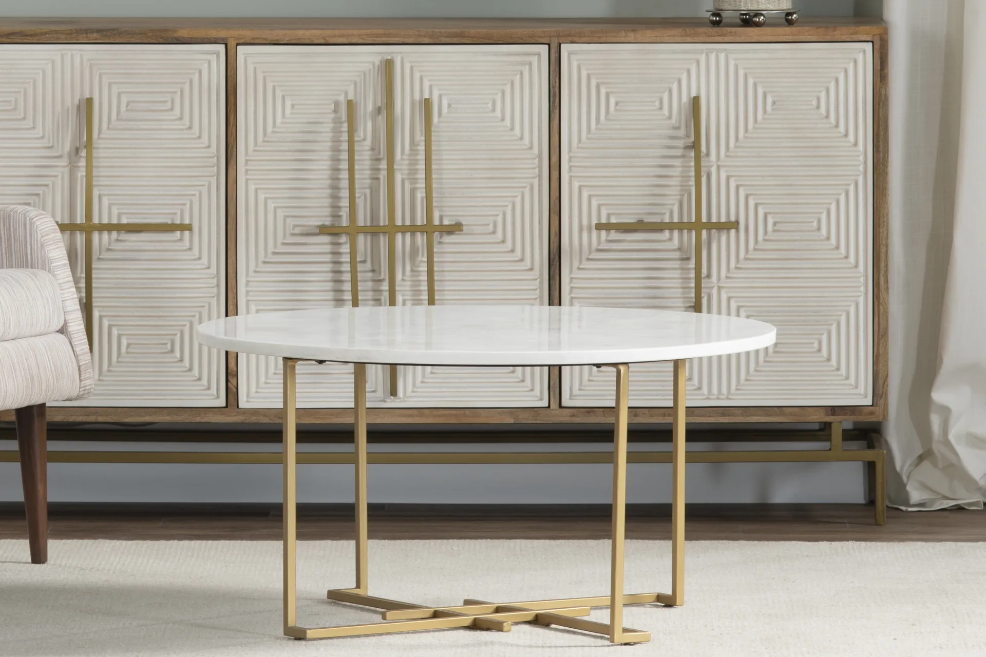 Pembroke White Cocktail Table - Image 3