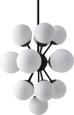Fluxy Black Chandelier