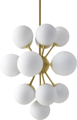 Fluxy Gold Chandelier