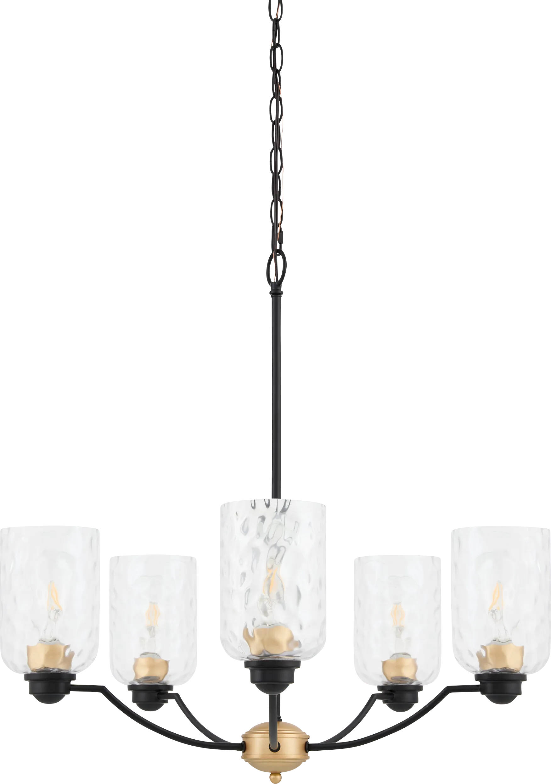 Cyclo Black Chandelier - Image 1