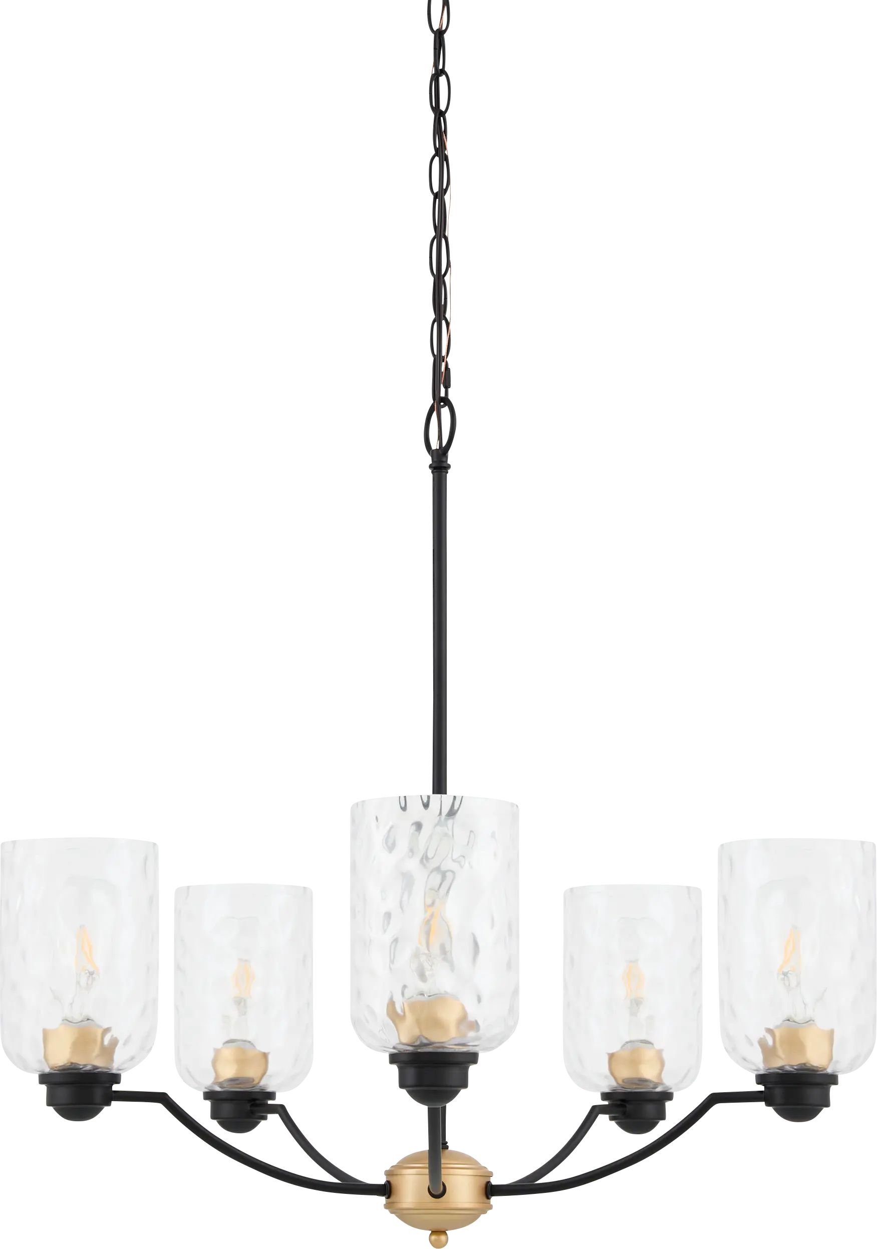 Cyclo Black Chandelier