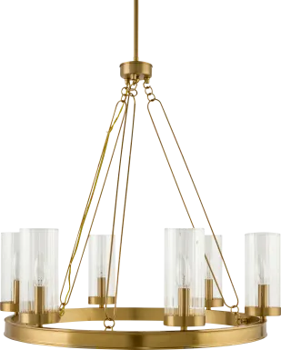 Willowares Brass Chandelier