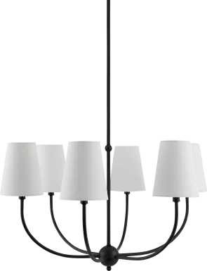 Brodrik Black Chandelier