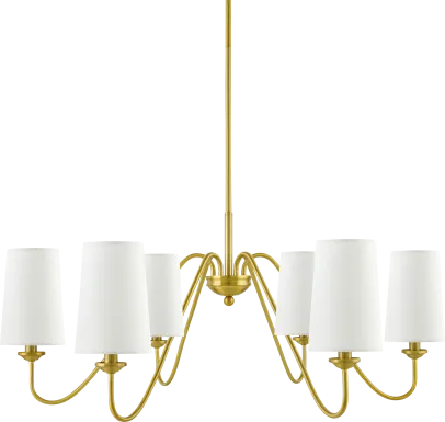 Lukoji Gold Chandelier