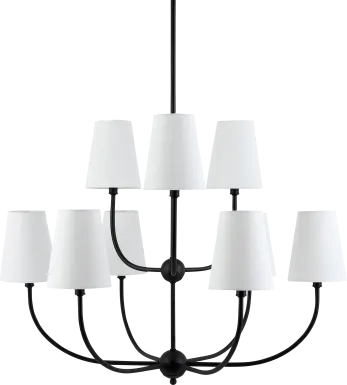 Tobis Black Chandelier