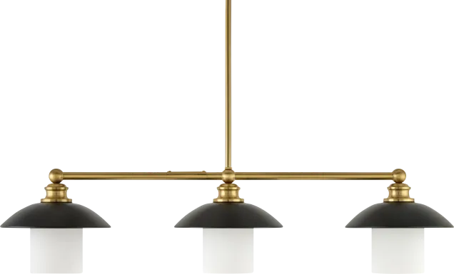 Korb Linear Black Chandelier