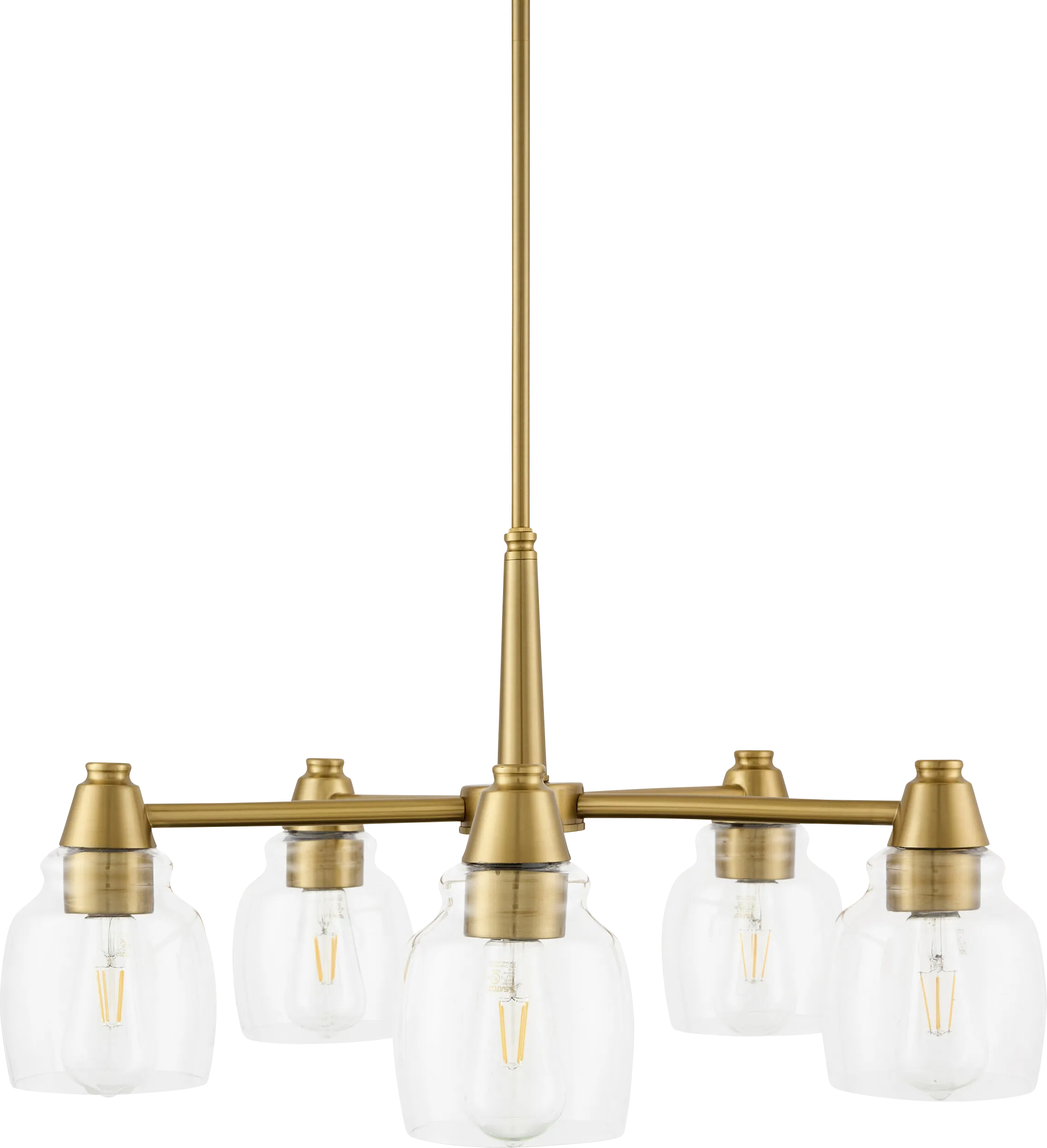 Fransier Brass Chandelier - Thumbnail - Image 1