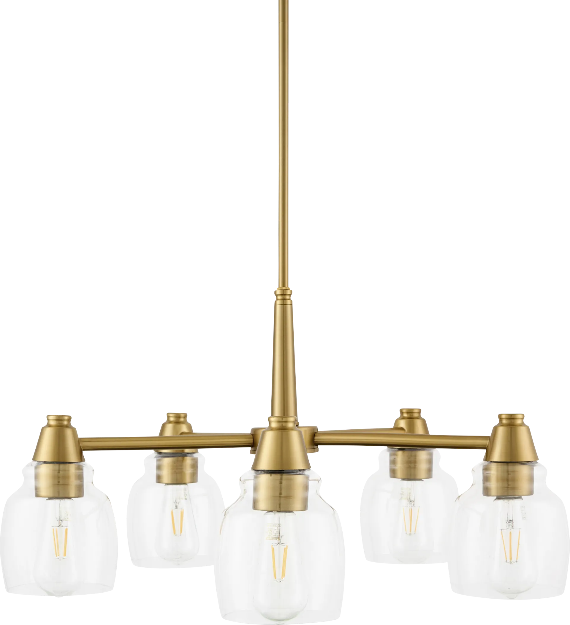 Fransier Brass Chandelier - Image 1