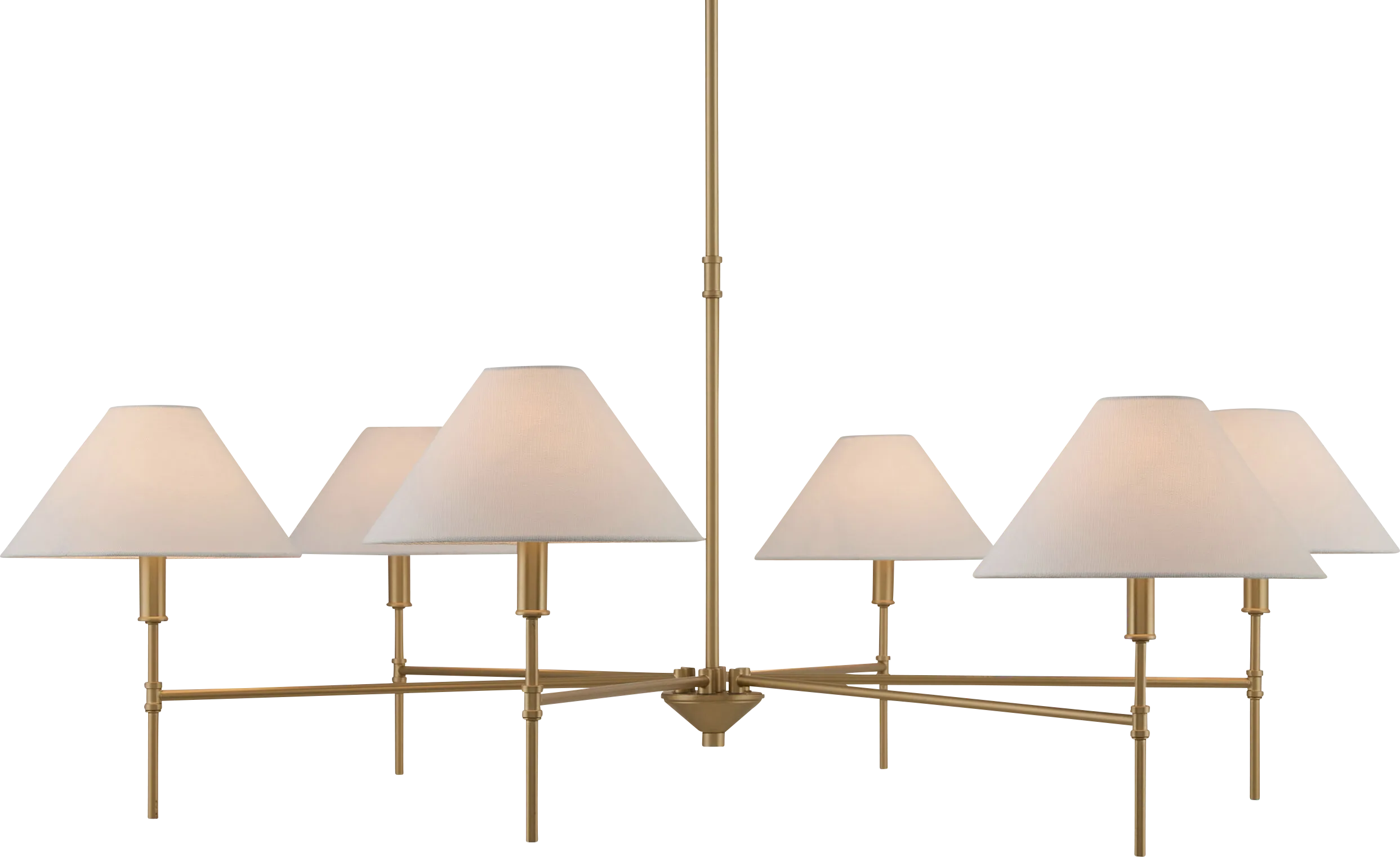 Darryll Brass Chandelier - Thumbnail - Image 1