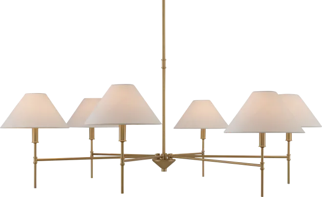 Darryll Brass Chandelier