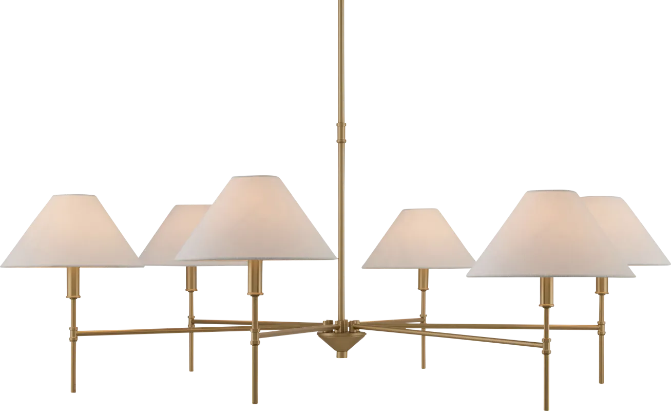 Darryll Brass Chandelier