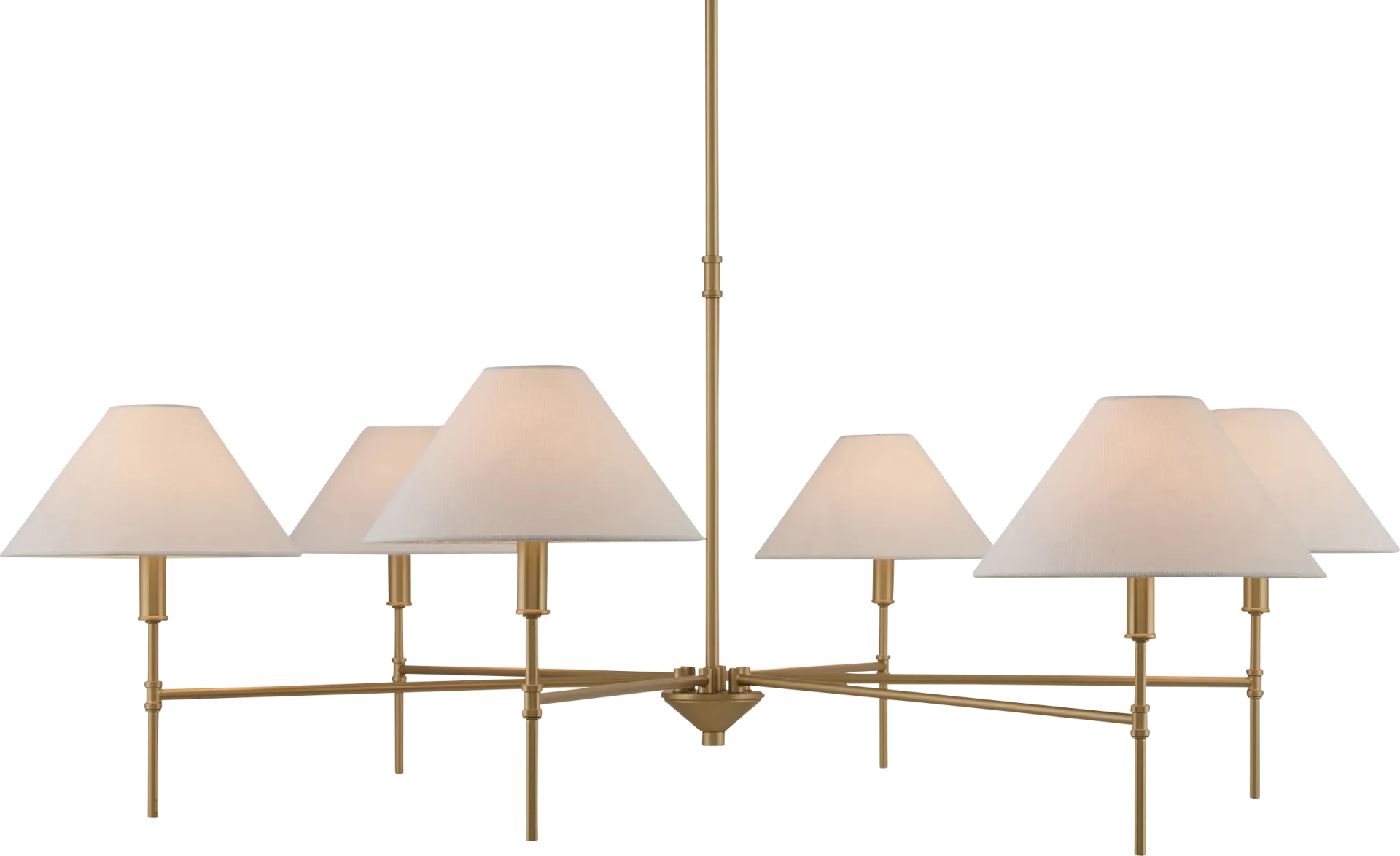 Darryll Brass Chandelier - Image 1