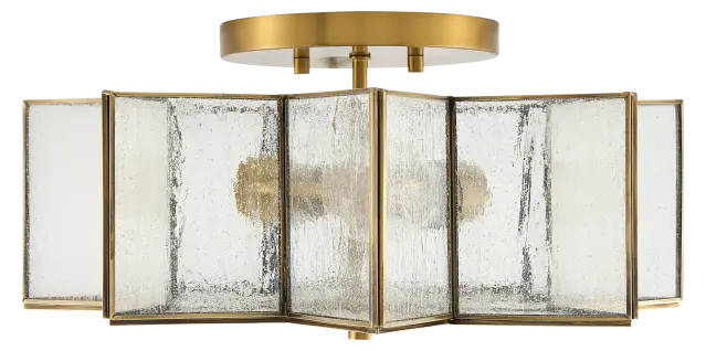 Gemia Brass Yellow Pendant | Rooms to Go