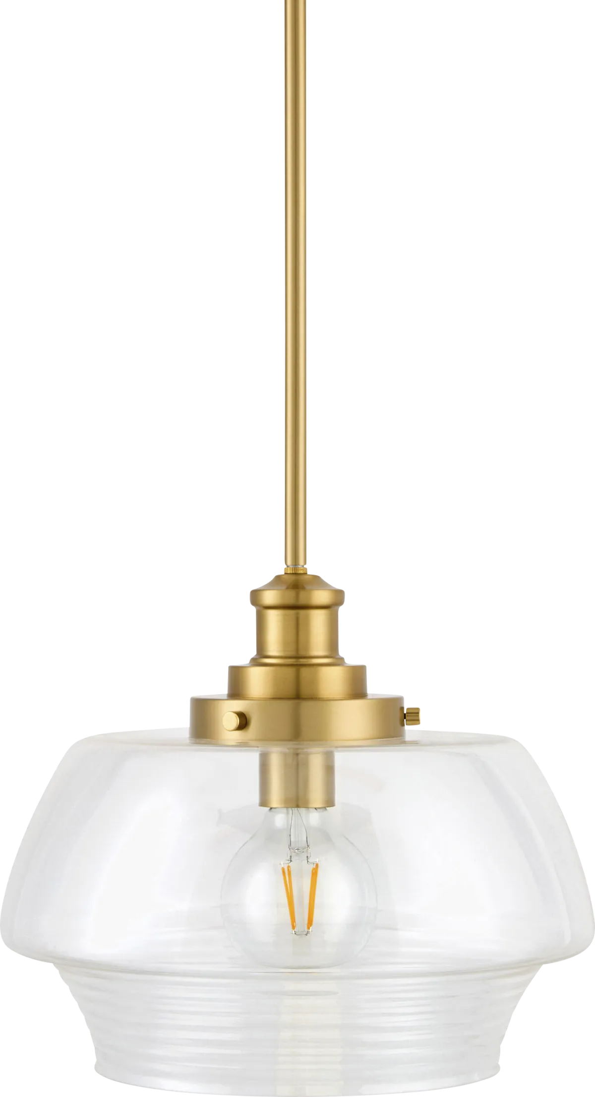 Arcane Gold Yellow Pendant | Rooms to Go