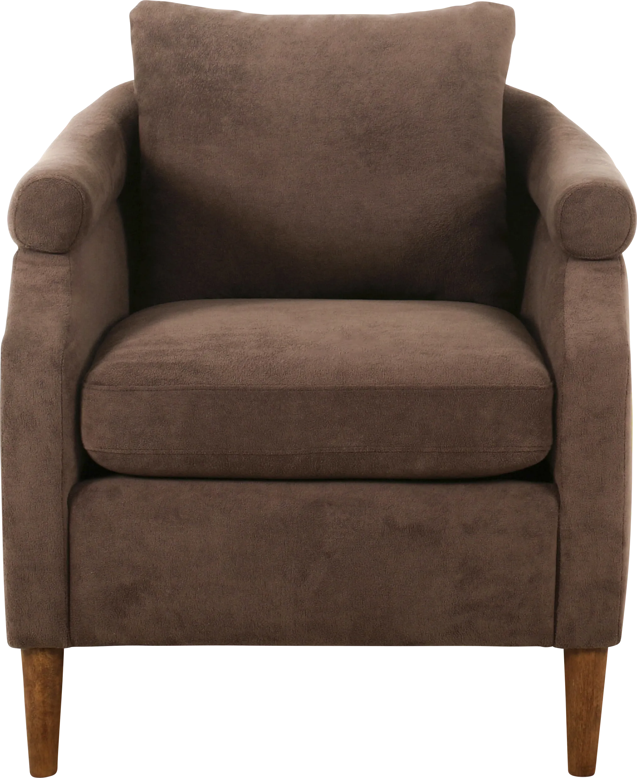 Yamina Brown Accent Chair - Thumbnail - Image 1