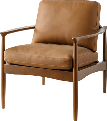 Sahl Brown Accent Chair