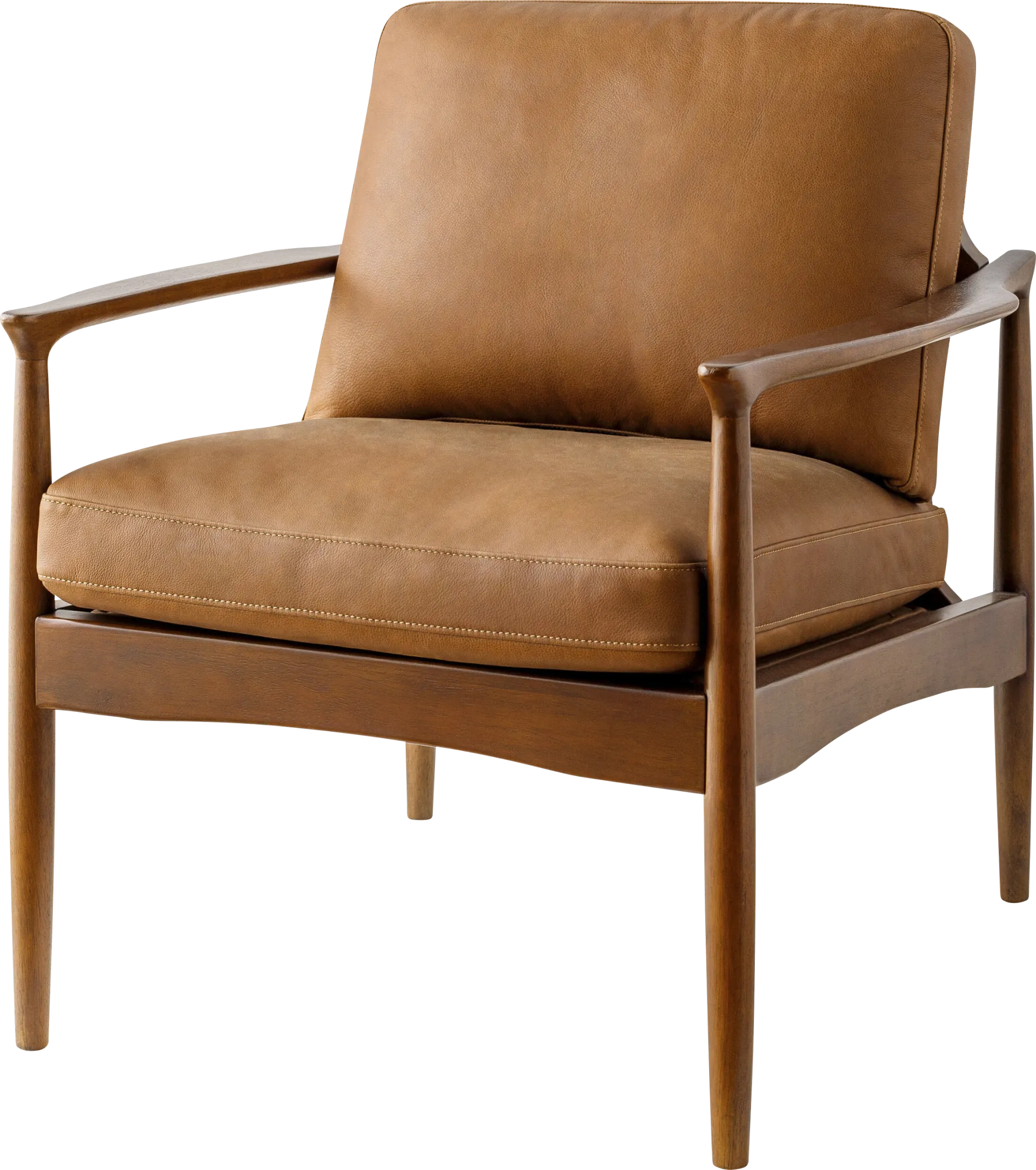 Sahl Brown Accent Chair - Image 1