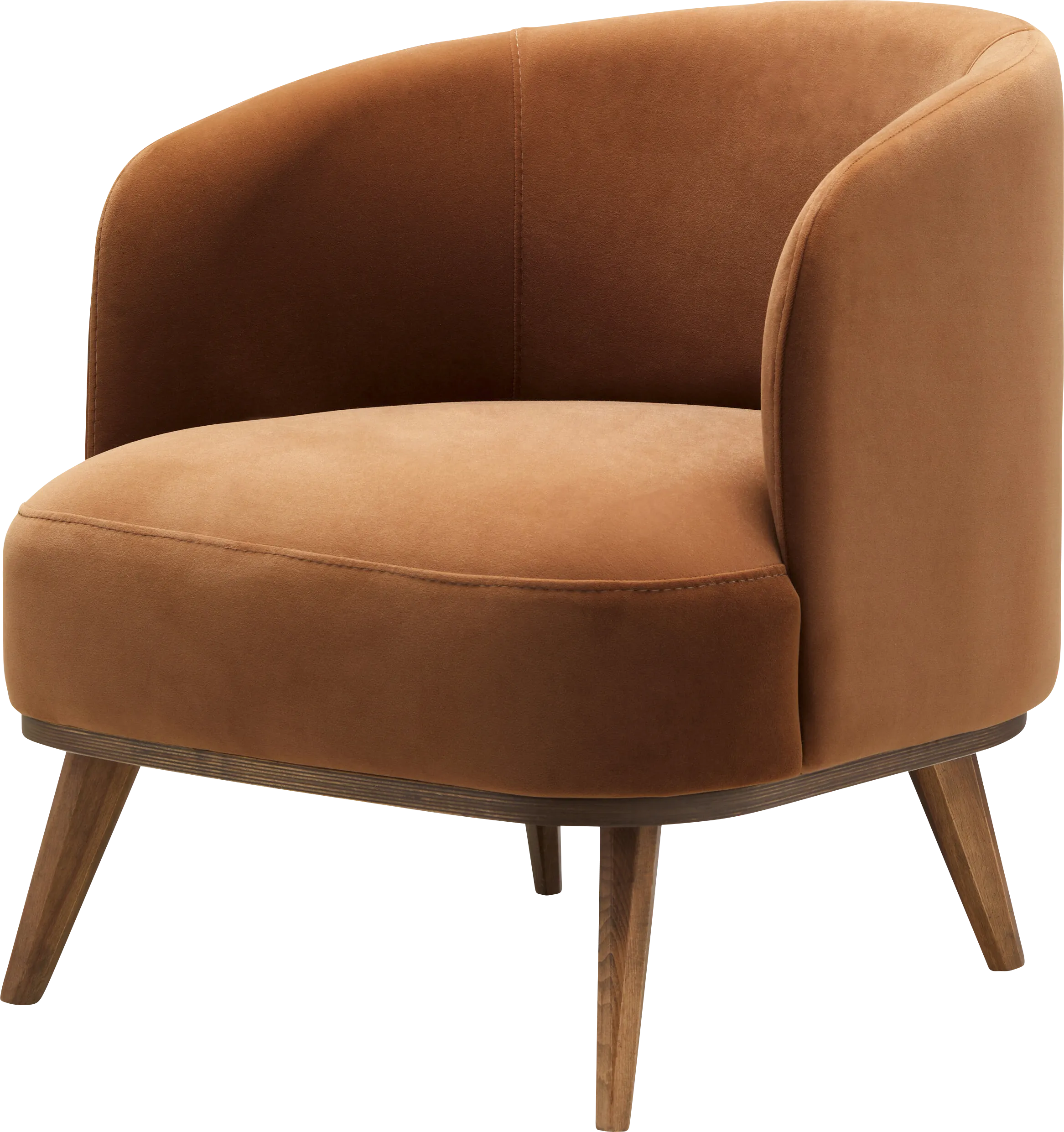 Usizo Caramel Accent Chair - Thumbnail - Image 1