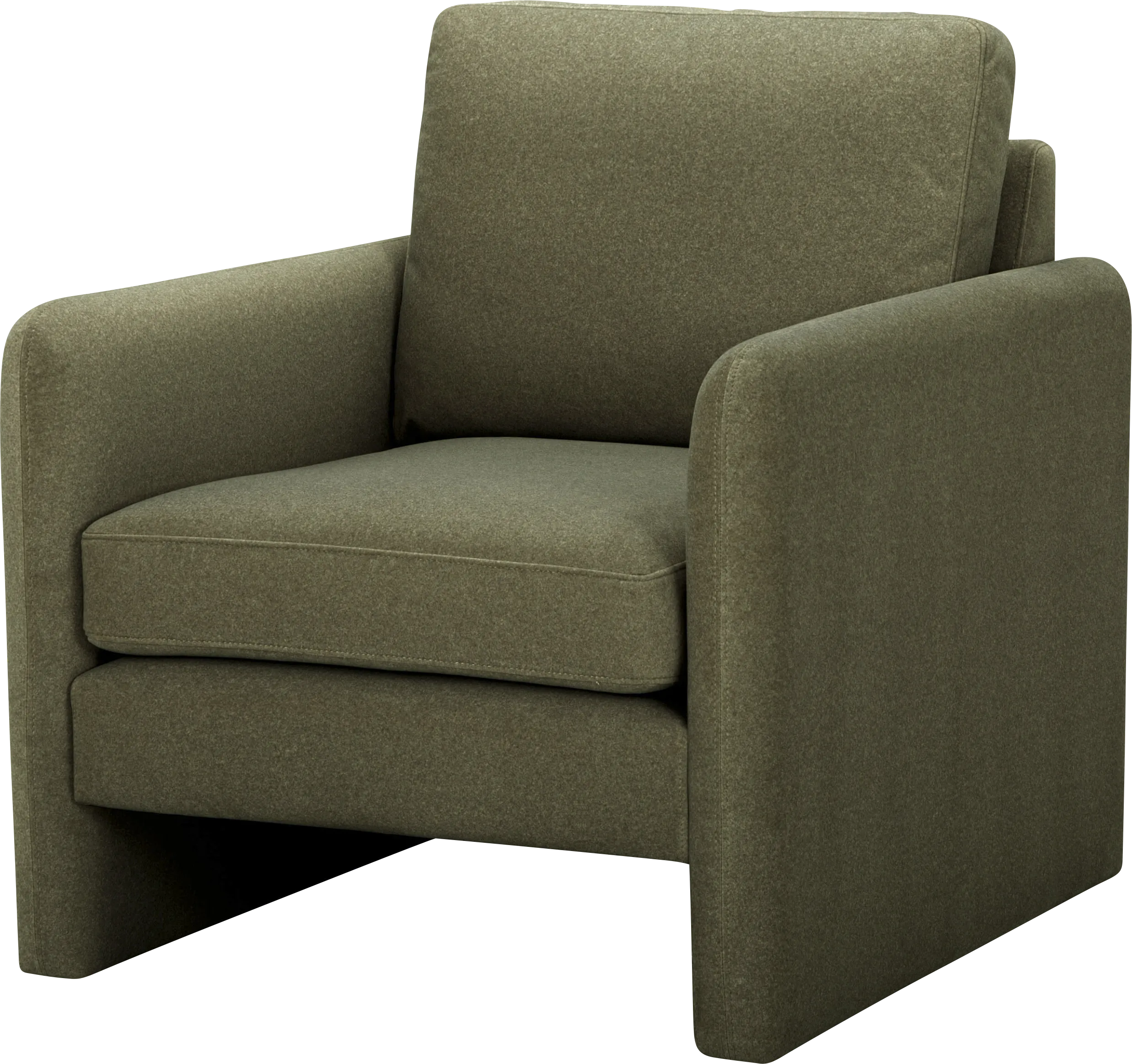 Chidea Green Accent Chair - Thumbnail - Image 1