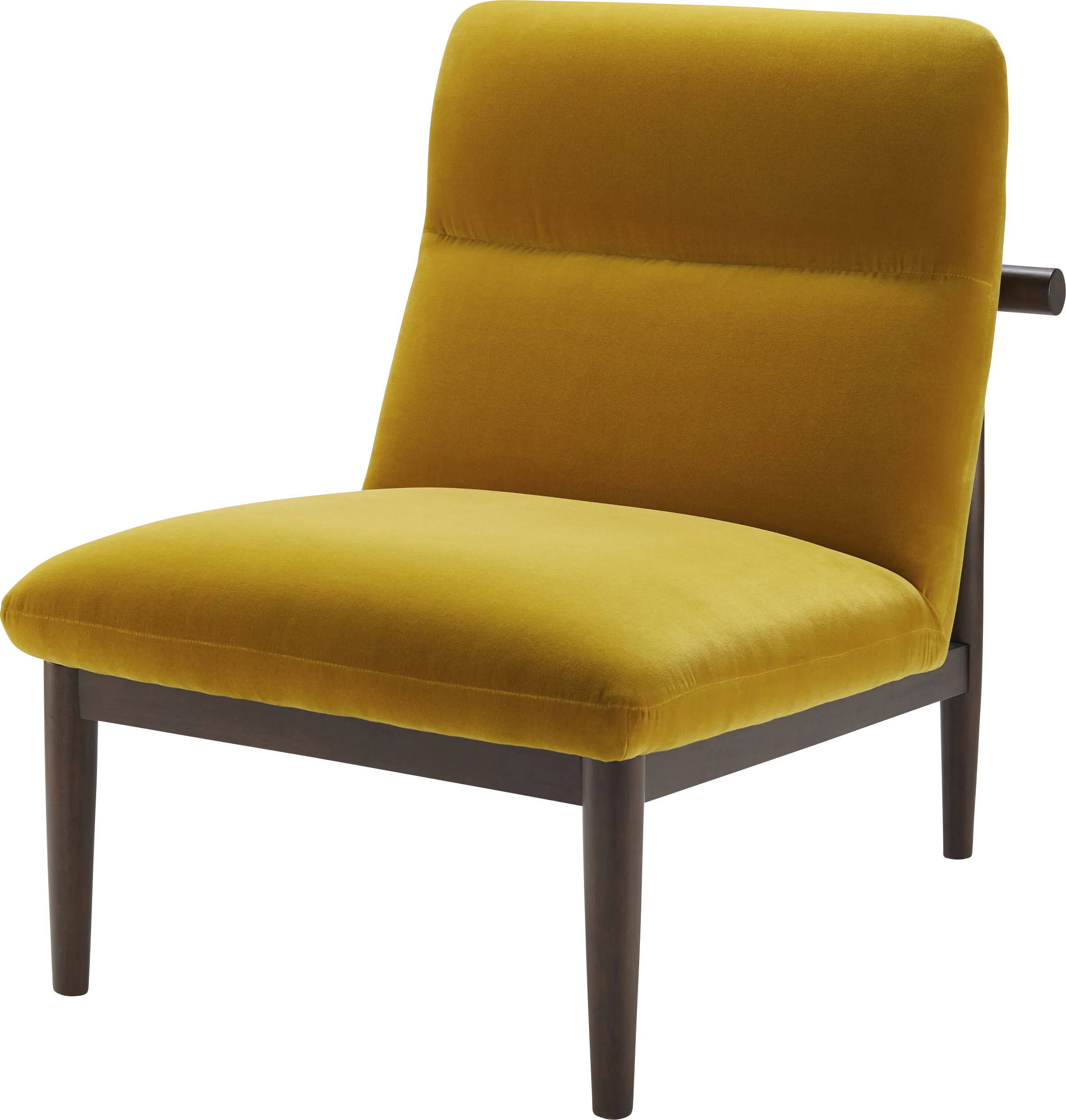 Asma Mustard Accent Chair - Thumbnail - Image 1