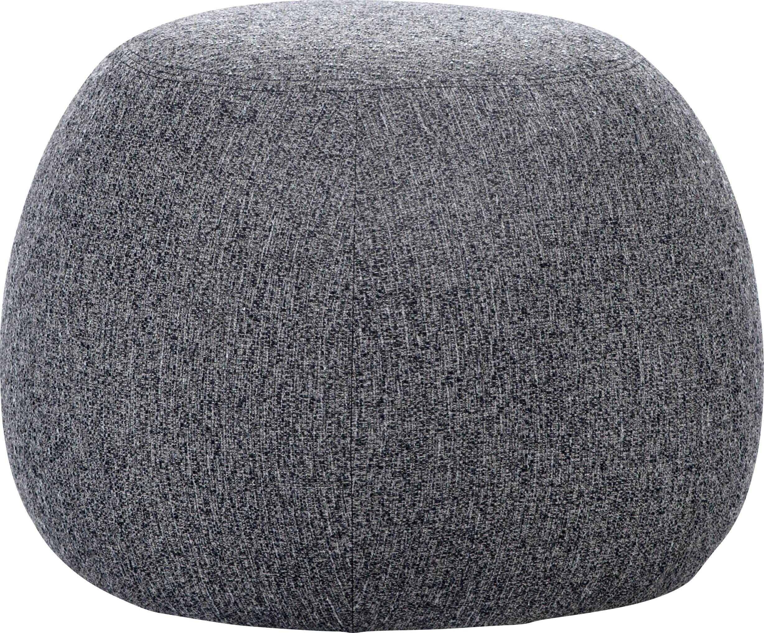Idrise Gray Ottoman - Thumbnail - Image 1