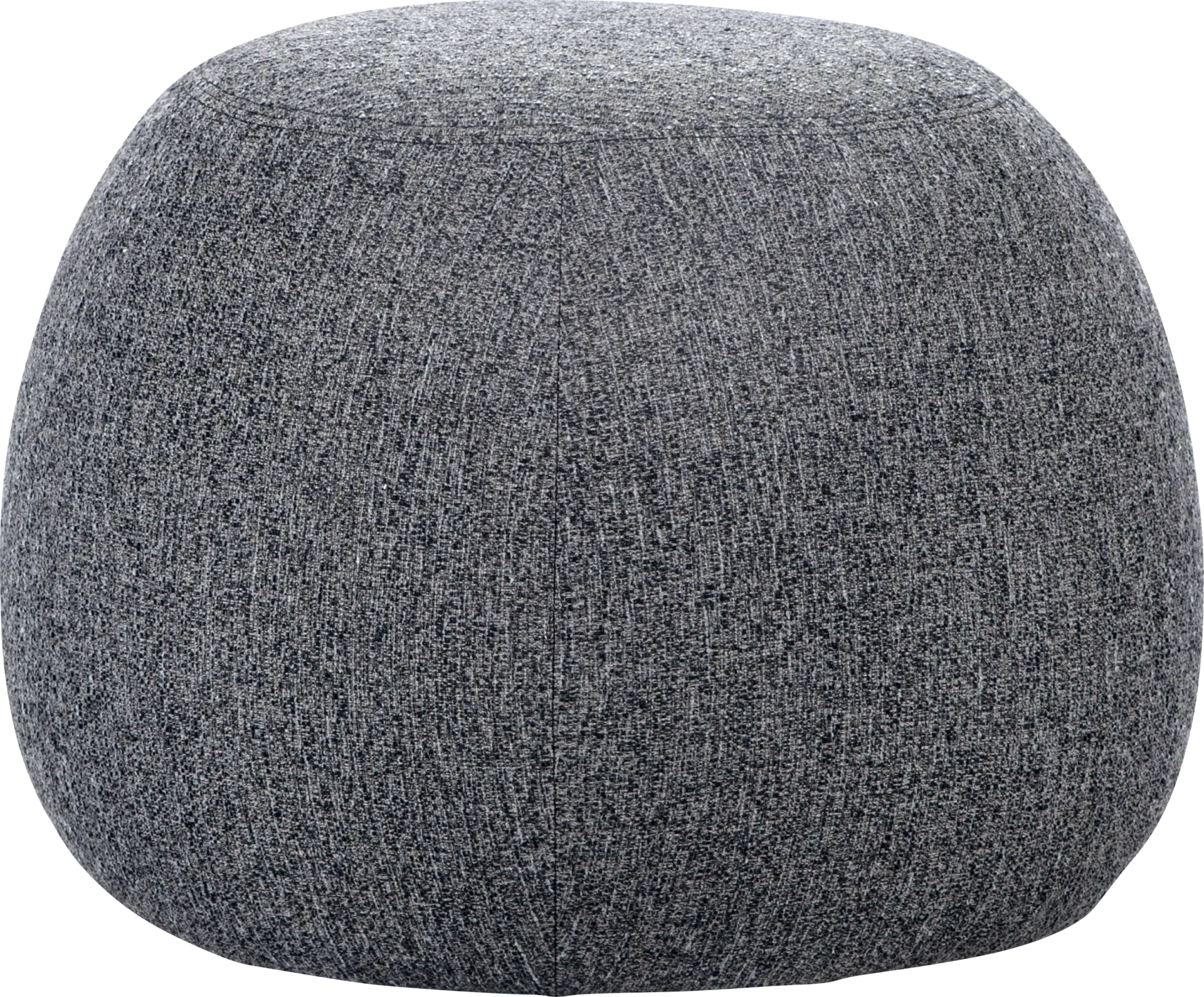 Idrise Gray Ottoman - Image 1