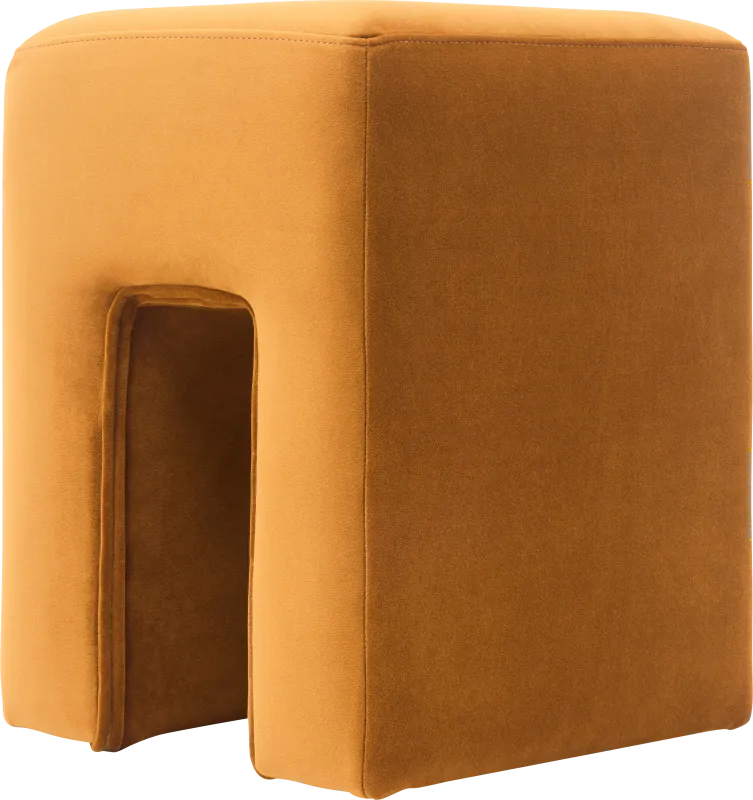 Hadria Yellow Ottoman