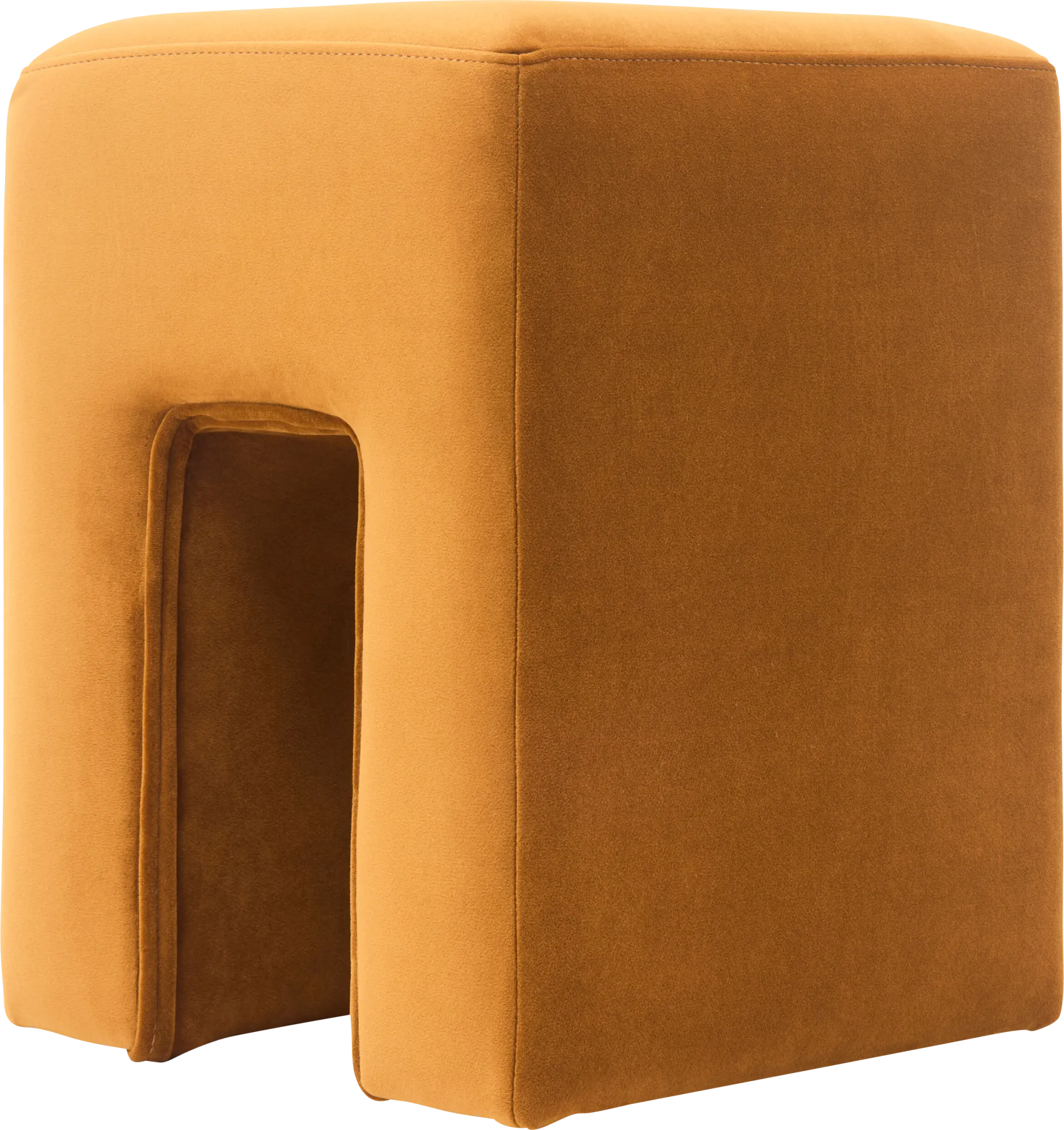 Hadria Yellow Ottoman - Image 1