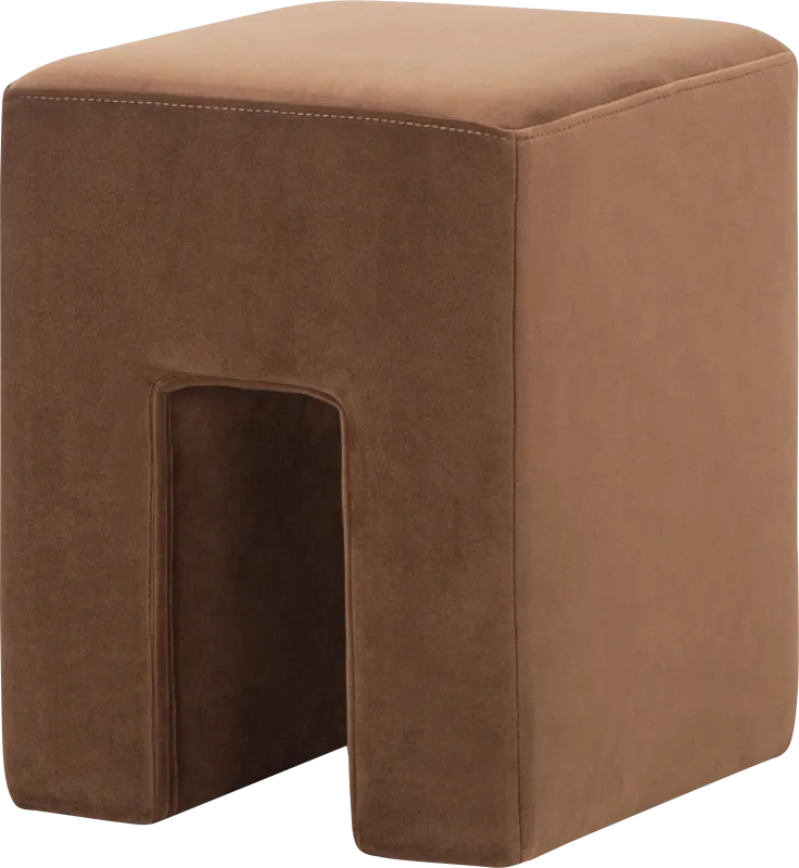Hadria Brown Ottoman