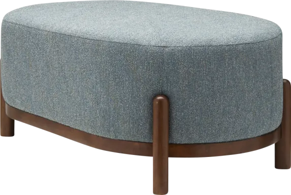 Syrus Blue Ottoman