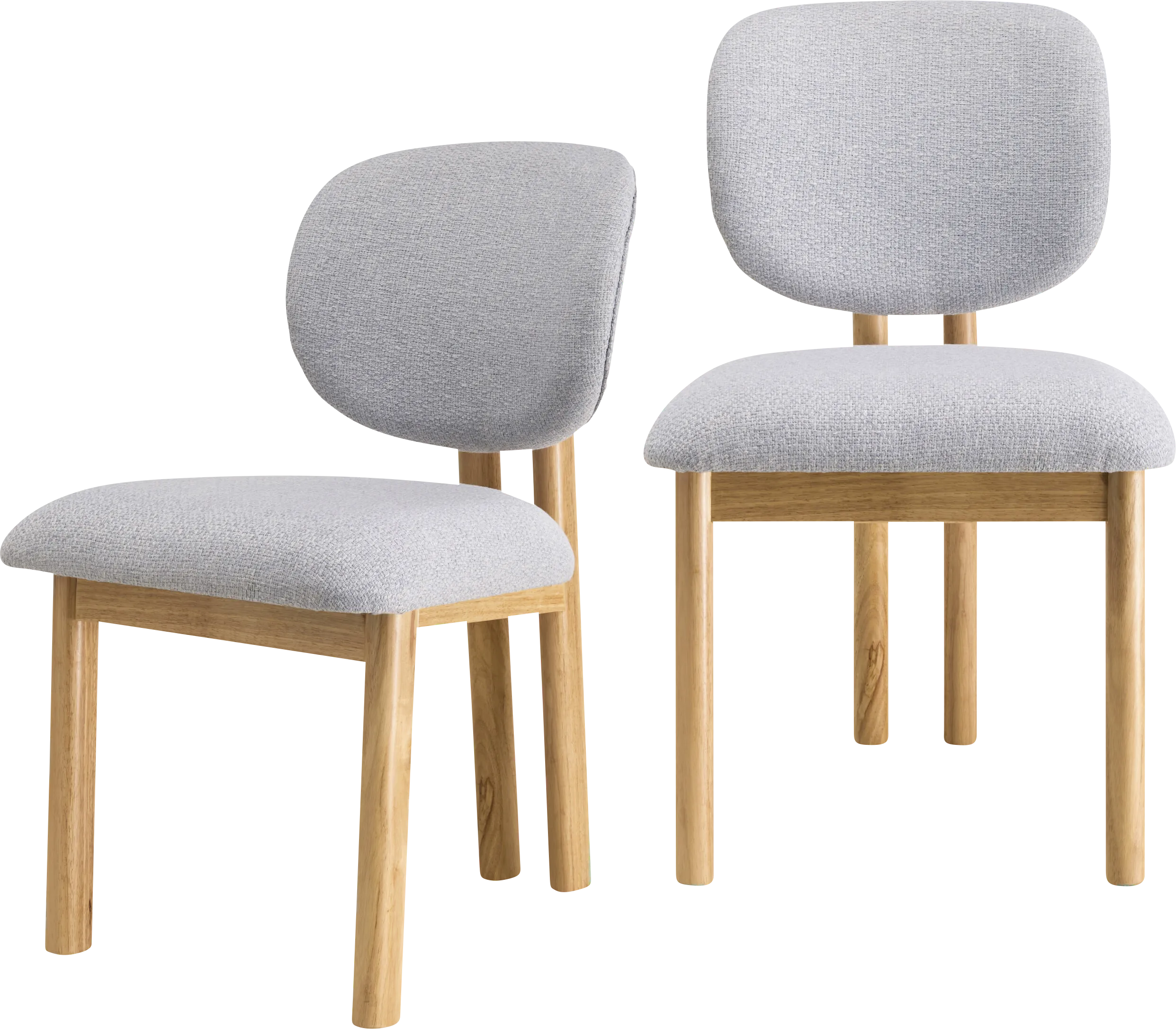 Hayan Light Blue Side Chair, Set of 2 - Thumbnail - Image 1